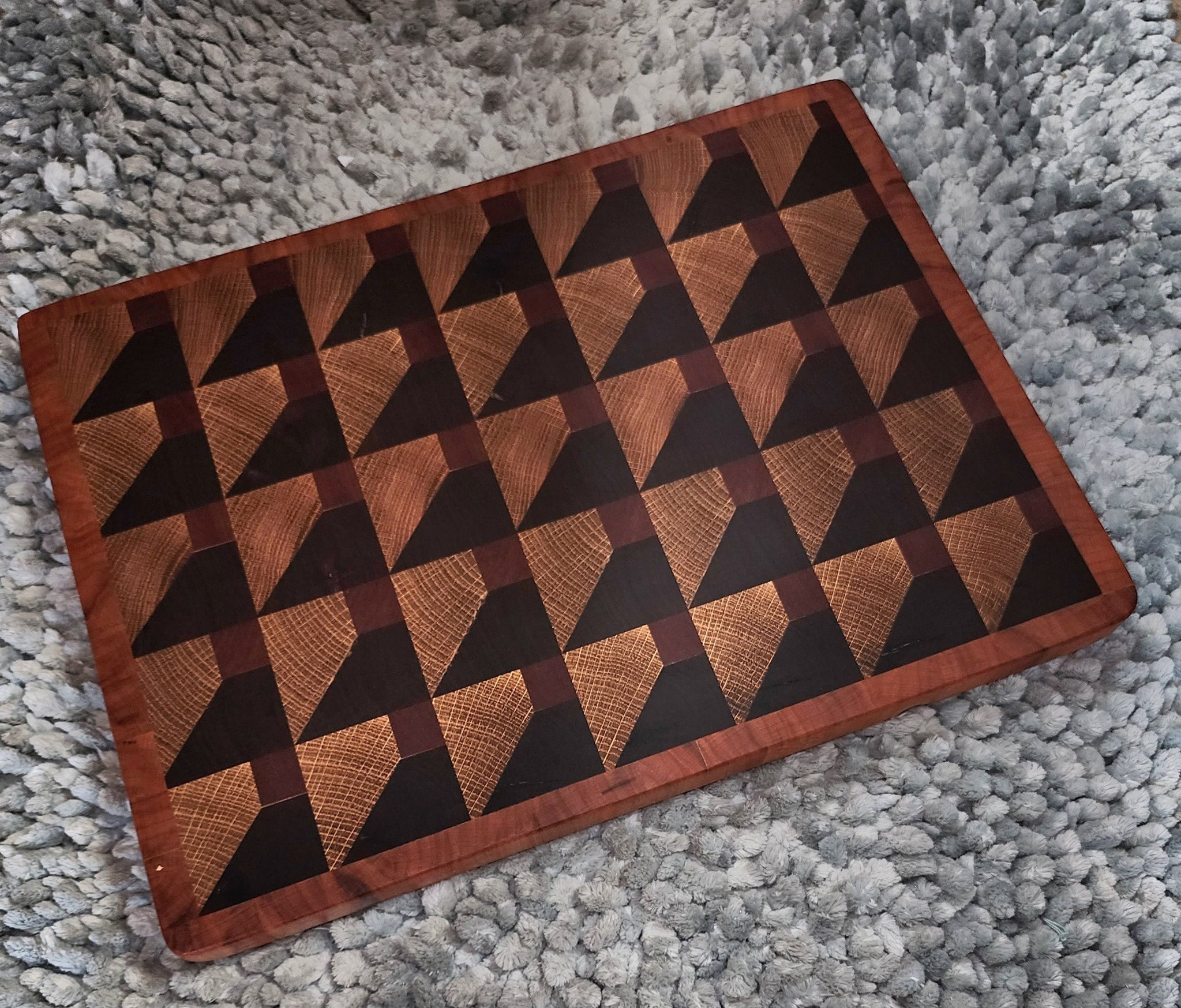 Walnut and Mesquite Cutting Board - Liveoak Woodworx LLC