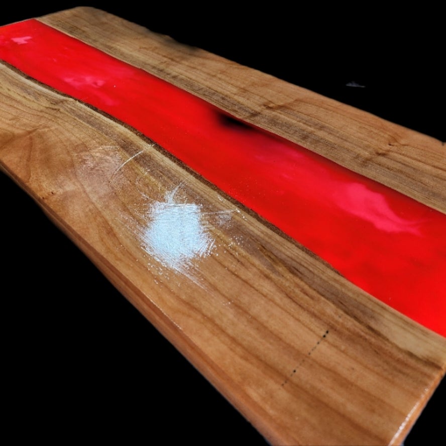 12”x18” Epoxy deals Resin Charcuterie Board / Cheese Board *** Cherry ***