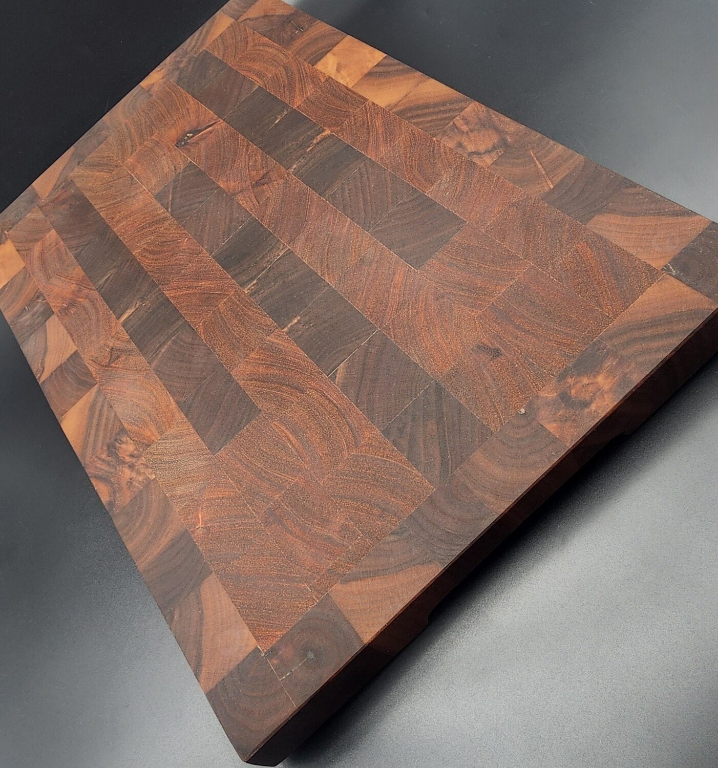 Walnut and Mesquite Cutting Board - Liveoak Woodworx LLC